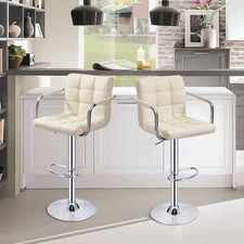 2PCS Bar Stools Gas Lift