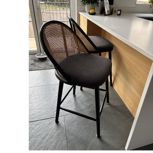 Set black bar stools - of, with