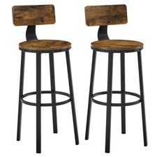 Set of 2 Tall Bar Stools, Bar