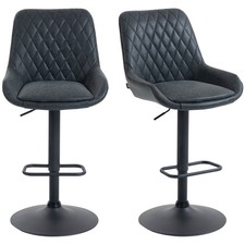 HOMCOM Bar Stools Set of 2