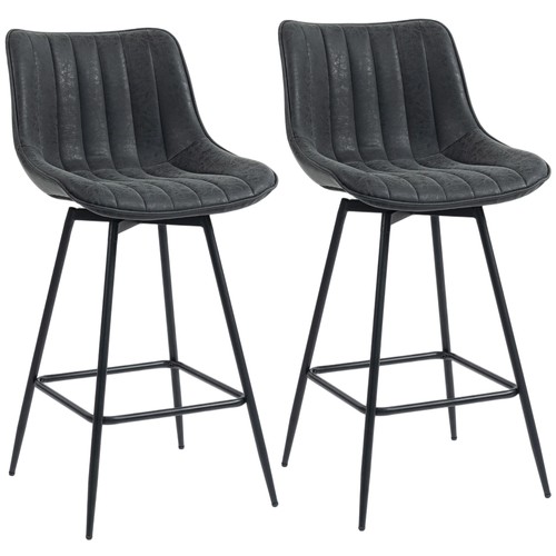 Homcom swivel bar - bar, stools