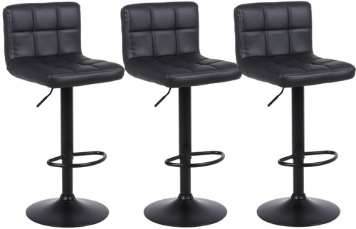 Set black bar stools - set,