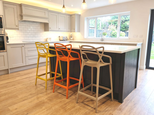 Scandinavian cafe kitchen - scandinavian,