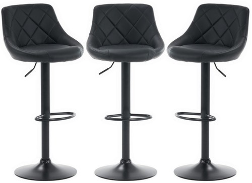 Black bar stools - black,