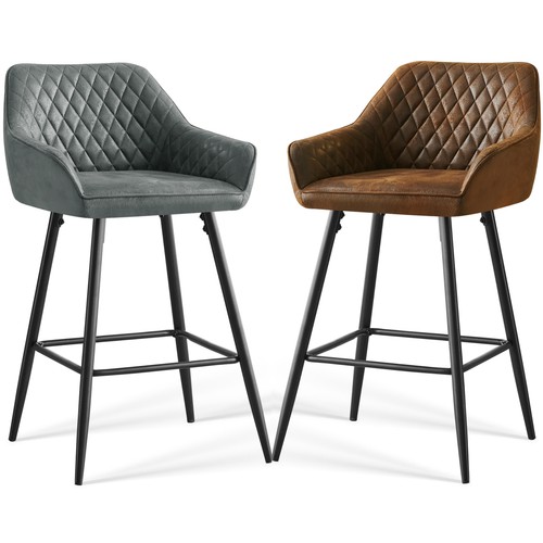 2pcs bar stools faux - stools,